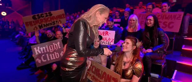 Von Schöneberger aufgedeckt: Feuerschwanz-Mitglied darf bei Raab nicht auf die Bühne