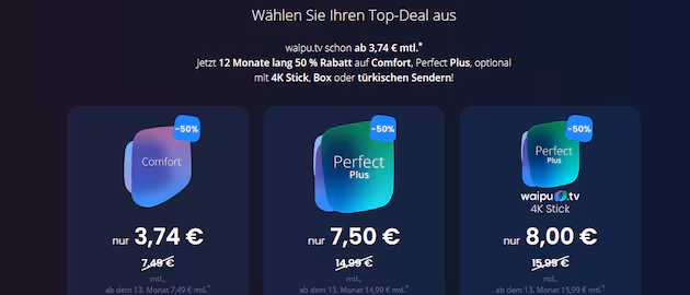 waipu.tv zum halben Preis: exklusive Aktion für Nutzer von FOCUS online