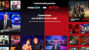 waipu.tv Paket Perfect Plus mit Netflix Standard für nur 12,99 Euro im Monat